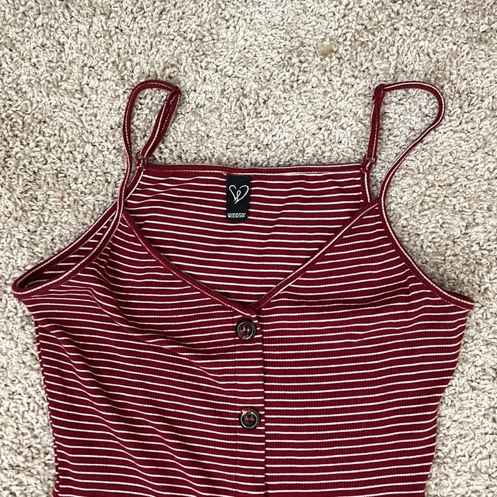 Windsor Store Striped Ribbed Dress - Picture 2 of 5